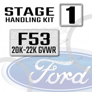 Stage 1  -  2006-2019 Ford F53 V10 Class-A 20-22K GVWR Handling Kit